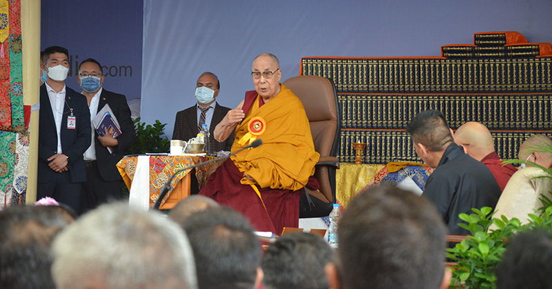2022年5月27日，達賴喇嘛尊者在達蘭薩拉。照片：TPI