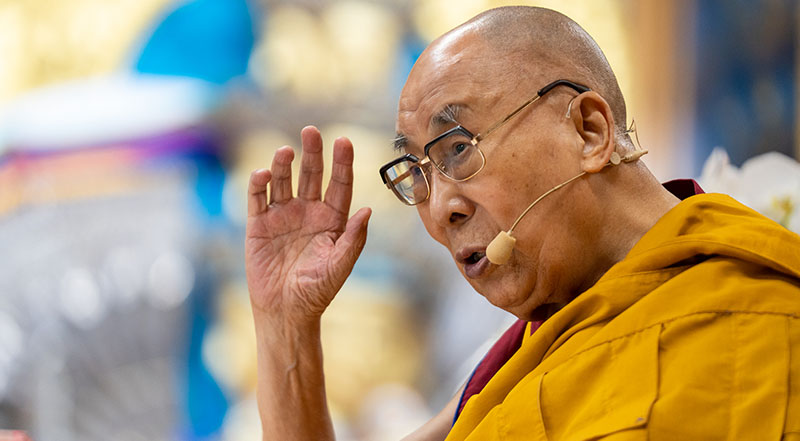 2022年10月4日達蘭薩拉，西藏精神領袖達賴喇嘛尊者。（照片：OHHDL）