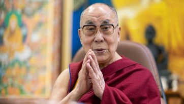西藏精神领袖达赖喇嘛尊者。照片：达赖喇嘛网站